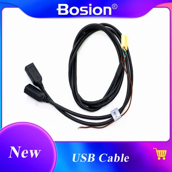 Dublu cablu USB pentru android radio auto cablu usb lung pin 10 conector