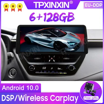 12.3 Inch 6+128G Android 10 GPS Auto Multimedia Pentru Toyota Carola 2019+ Player Capul Unitatea Audio Radio Navigtion casetofon DSP