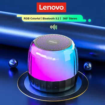 Lenovo K3 Plus Difuzor Bluetooth RGB Wireless Portabil de Boxe Stereo de Înaltă Calitate Pentru Mini Masina Sport în aer liber, Inteligent Audio