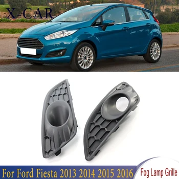 X-CAR Pentru Ford Fiesta 2013 2014 2015 2016 Stanga Dreapta Bara Fata Jos tip Fagure Lampa de Ceață Grila D2BZ15266CB D2BZ15266GB