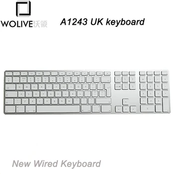 Wolive Nou pentru Apple A1243 Keyboard Layout UK cu fir