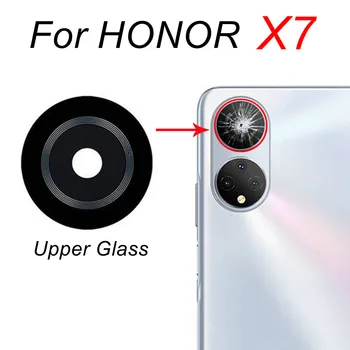 Pentru Huawei Honor X7 Spate aparat de Fotografiat Lentilă de Sticlă Capacul Superior Inlocuire Sticla+Adeziv Autocolant CMA-LX2