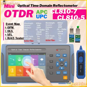Mini OTDR CL810-7/CL810-5 Multifunctional Optice în Domeniul de Timp Reflectometru Fibre Tester 60 KM 20dB 1610nm Mini OTDR OPM/VFL/OLS