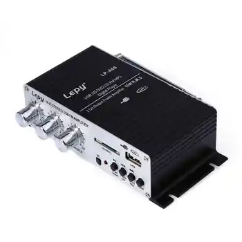 Multi-funcțional Enhancer Jucător de uz Casnic Amplificatoare FM MP3 USB Card Audio Stereo de Putere Masina de Vorbitor pentru lepy A68