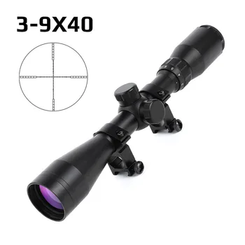 3-9x40 Vânătoare Riflescope Optice Aplicare 1/4 MOA Pușcă Aer Optica de Vanatoare Airsoft Sniper Domenii 800G Antișoc pentru Fotografiere