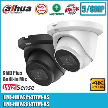 Dahua IPC-HDW3841TM-CA 8MP și IPC-HDW3541TM-CA 5MP IR Starlight POE Built-in Microfon Ocular WizSense Cameră de Rețea SMD Plus