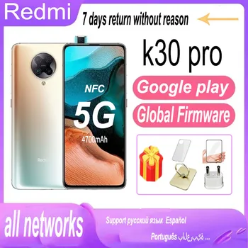 xiaomi redmi K30 Pro 5G NFC 8G 256G celular versiune globală Telefon Smartphone Telefon Mobil Snapdragon 865 4700mah