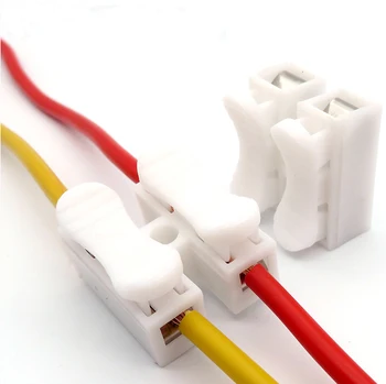 10 buc lot 2 Pini Cablu Electric Conectori CH2 Rapid Lipitură de Blocare de Sârmă Terminale