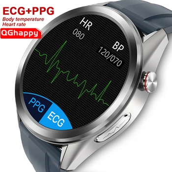 2022 Noi 24-Ore ECG+PPG Sănătate Ceas Inteligent Oameni Temperatura Corpului Rata de Inima de Monitorizare de Somn Femei Tracker de Fitness Smartwatch