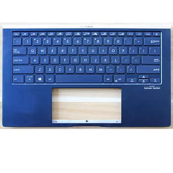 Pentru ASUS Zenbook 14 UX434 UX434F UX434FA UX434FN zonei de sprijin pentru mâini Tastatură cover fara touchpad-ul albastru argintiu
