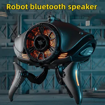 wireless robot bluetooth difuzor subwoofer jocuri de lumină LED stereo surround muzica centerTWS caixa de som pentru computerTV cutie de boom-ul