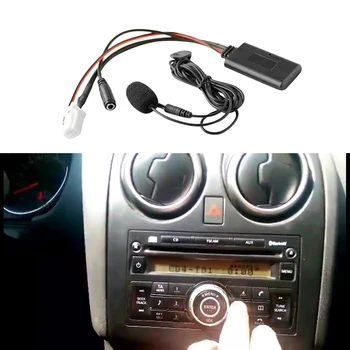 Auto Bluetooth 5.0 Intrare Aux Audio Cablu de Microfon Handsfree Adaptor 8pini Plug pentru Nissan Sylphy Tiida Qashqai Geniss