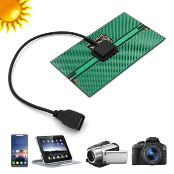 5.5 W Panou Solar Portabil Mini 5.5 W Încărcător Solar 300mA Solare Încărcător Cu Port USB Pentru Camping în aer liber Comprimate de Telefon de Încărcare