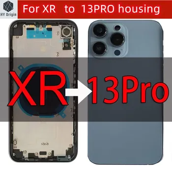 Pentru iPhone XR 11 ~ 13 Pro carcasa spate baterie midframe înlocuire, XR de caz 11 13 PRO locuințe cadru din aliaj de aluminiu + prea