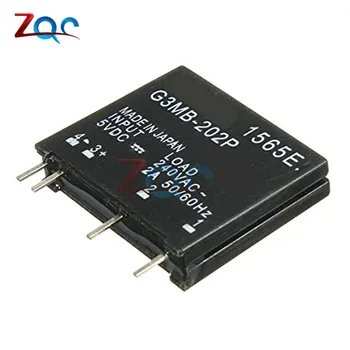 5PCS Modul Releu G3MB-202P G3MB 202P DC-AC PCB SSR În 5V DC Out 240V AC 2A Solid state Relay Module