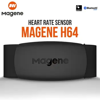 MAGENE H64 Monitor de Ritm Cardiac Trupa ANT+ Senzorul de Puls Pătrat Centura Puls Senzor de Pătrat Centura pentru GARMIN iGPSPORT Bryton S3+