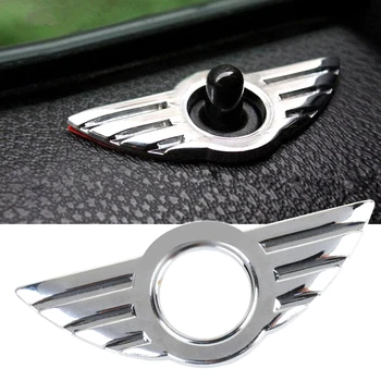 1buc 3D Portiera Pin Badge Embleme Argint 6,3 X 2,5 cm potrivit pentru Masina BMW MINI Cooper/Roadster/Clubman/Coupe Accesorii pentru Masina