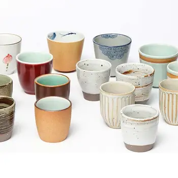 Capacitate Mare De Ceramică Cana De Cafea Handmade Verde Geamuri Ceașcă De Ceai Ceramica Chineză Maestru Hongfu Ceașcă De Apă Potabilă Cupe Set