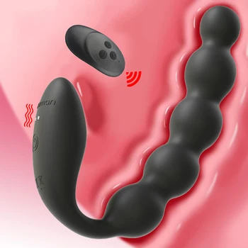 Dual Motors bile Anale anal Vibrator Pentru Bărbați Masturbator de Prostata pentru Masaj anus Dildo Adult jucarii Sexuale pentru Femei, Homosexuali