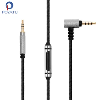 POYATU 2.5 mm la 3.5 mm Cablu Audio Stereo Pentru AKG Y500 Y55 Y50 Y40 Y50BT Y45BT K840KL Căști Înlocuirea Cablului Cabluri Cu Microfon