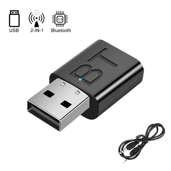 Bluetooth USB 5.0 Transmițător Receptor Bluetooth Stereo RCA, USB, 3.5 mm AUX Pentru TV, PC, Casti Stereo de Acasă Car Audio HIFI