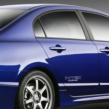 I-VTEC DOHC Emblema Logo-ul Decalcomanii de Vinil ,Mașină de Ușă Laterală Decor de Vinil rezistent la apa de Curse Autocolante Pentru Honda CIVIC