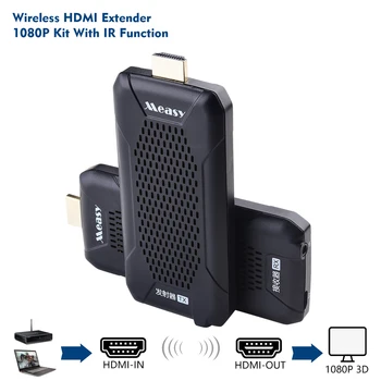measy FHD656 NANO 2.4 G/5.8 G până la 100M/330FT HDMI Wireless Audio Video, Sistem de Transmisie fără Fir Wireless Extender HDMI Trans