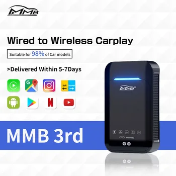 MMB PLUS Android 11 Carplay Ai Cutie pentru Mercedes Benz a B C E S CIA CLS GLC GLE GLS W205 A180 Wireless Apple Carplay Dongle HDMI