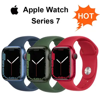 Original Apple a Uita-te la Seria 7 Sport Smartwatch-ul iWatch 7 Digital Ceas Inteligent pentru Barbati Femei GPS Cellular 41MM/45MM Transport Gratuit