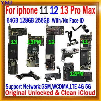 Pentru iPhone 11 12 Pro Max 13 Pro Max Placa de baza Original de Deblocare Gratuit iCloud Circuit Suport actualizare și 4G 5G Logica bord
