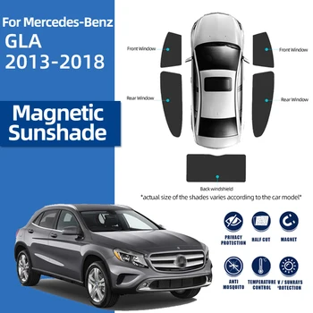 Pentru Mercedes Benz GLA 2013-2020 180 200 Magnetice Auto Parasolar Parbriz, Plasă de Cortina Fereastra pe Partea din Spate parasolar Scut