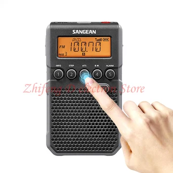 SANGEAN DT-800C Portabil Full Band Bandă de Radio Receptor AM / FM Reîncărcabilă Buzunar Radio FM Receptor