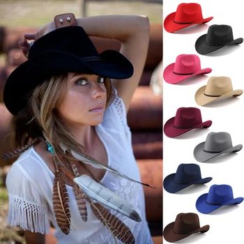 3 Dimensiuni Părinte-copil Bărbați Femei Copii de Vest Pălării de Cowboy Margine Largă Panama pălării de soare Fedora Capace Trilby Jazz Sombrero Partid de Călătorie