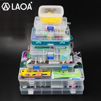 LAOA Șurub Cutie de Depozitare din Plastic Transparent Cutiile Mici Piese Cutie de Depozitare de uz Casnic cutie de colectare