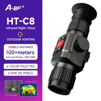 O-BF HT-C8 Viziune de Noapte în Infraroșu de Termoviziune în aer liber Hunt 384*288 Pixeli aparat de Fotografiat Termic Monocular Priveliște Telescopic Lentila 25mm