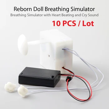 2 Buton Cheie Respirație Simulator Module cu Inima Bătând și Plâng de Sunet pentru a Renăscut Papusa, papusele, Jucărie de Pluș.