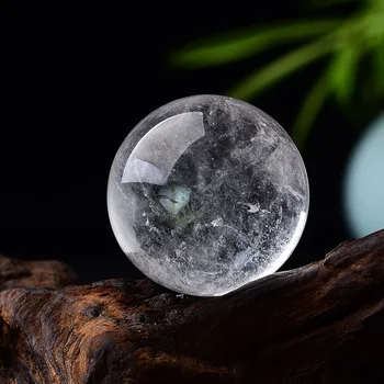 1 BUC Naturale glob de Cristal Clar de Cuarț Piatră de Vindecare Lustruit Mingea Reiki Prime Cristale Decor Acasă Minerale Piatră prețioasă